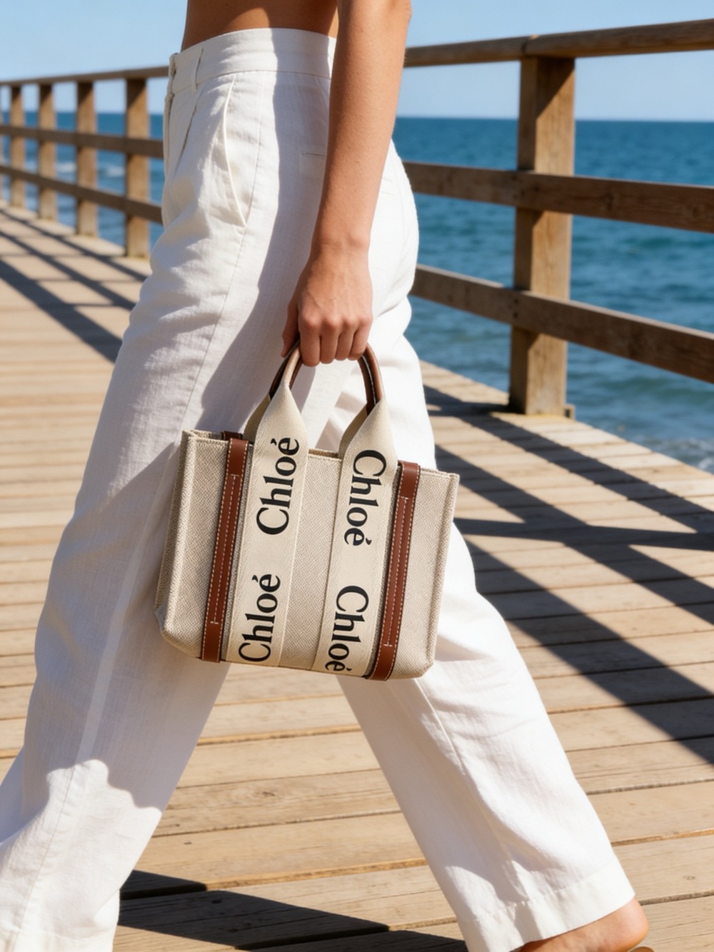CHLOE Small Woody Tote - Picture 16 of 16